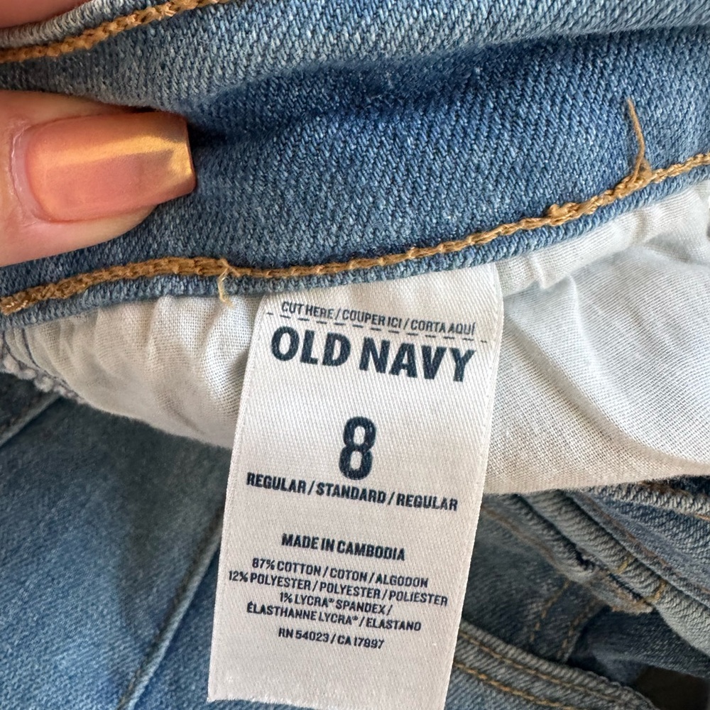Old Navy Sweet Heart Women's Jeans  Size 8 - Picture 6 of 6